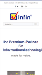 Mobile Screenshot of infin.de
